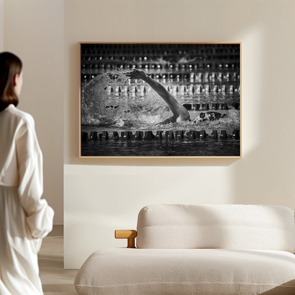 Canvas print - Through the Light in the hall