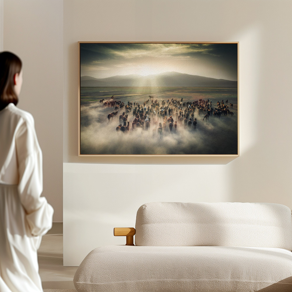 Canvas taulu - Wild Horses salissa