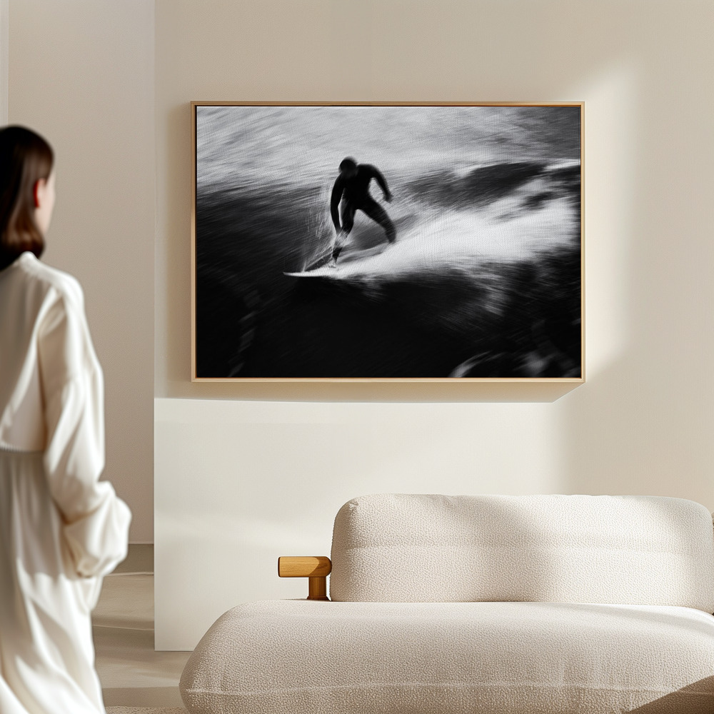 Canvas schilderi - Surf 15 in de hal