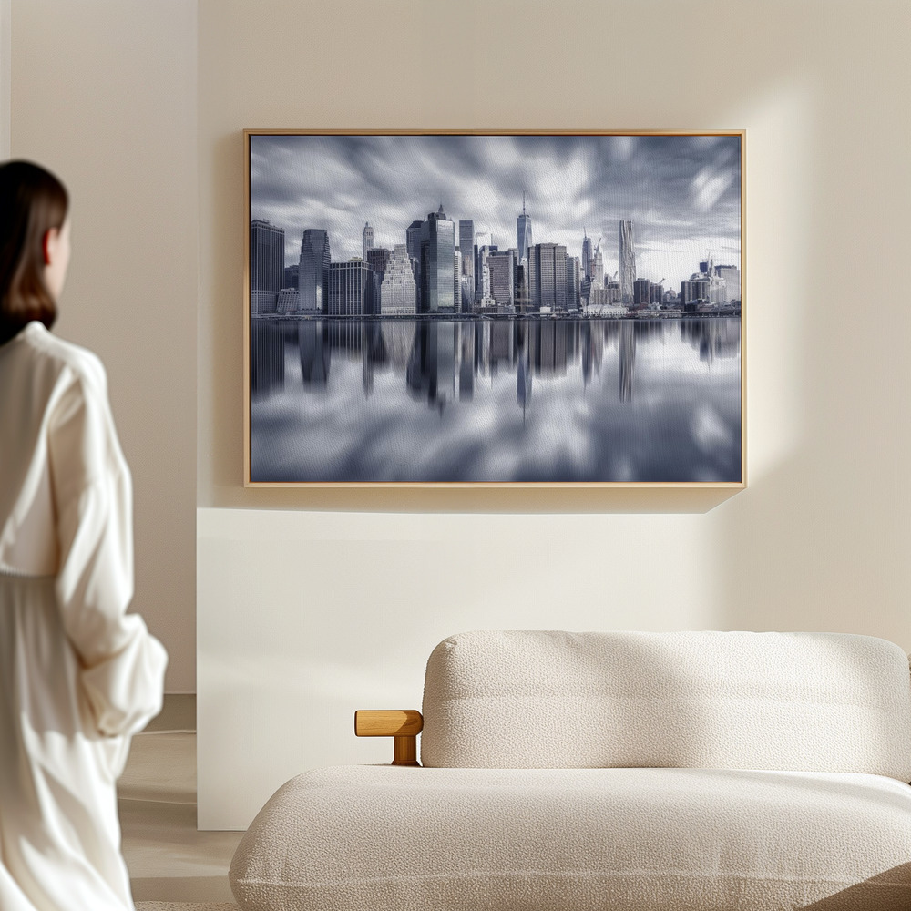 Canvas taulu - Manhattan Reflection salissa
