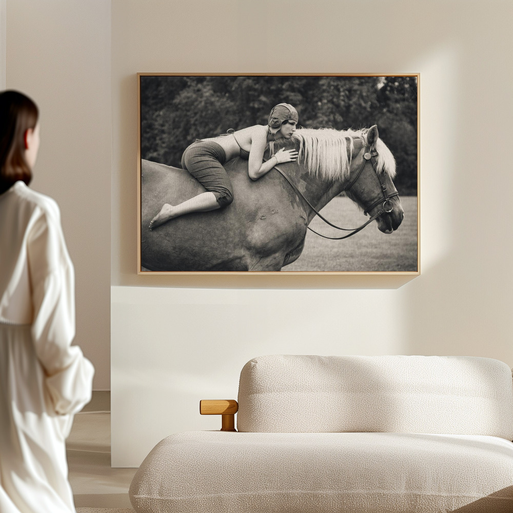 Canvas print - Off to the Races in the hall