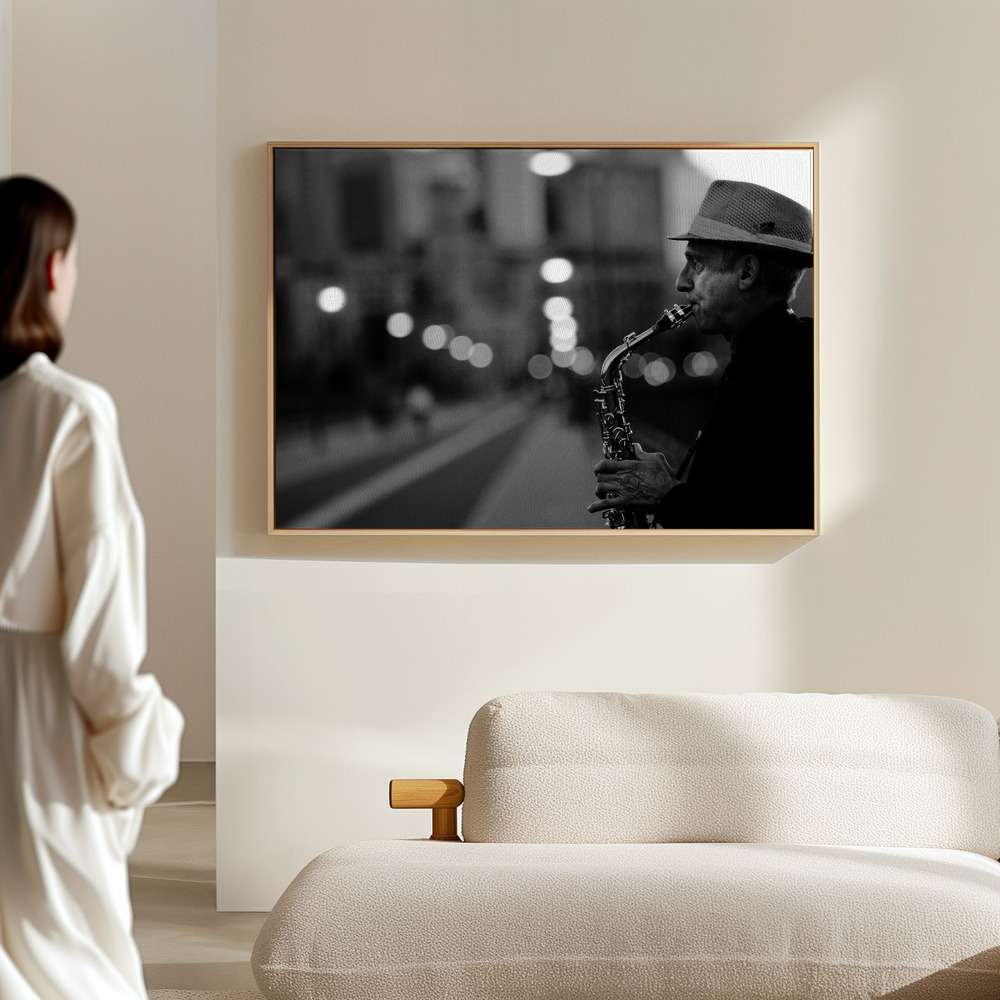 Toile - Evening melts away dans le hall