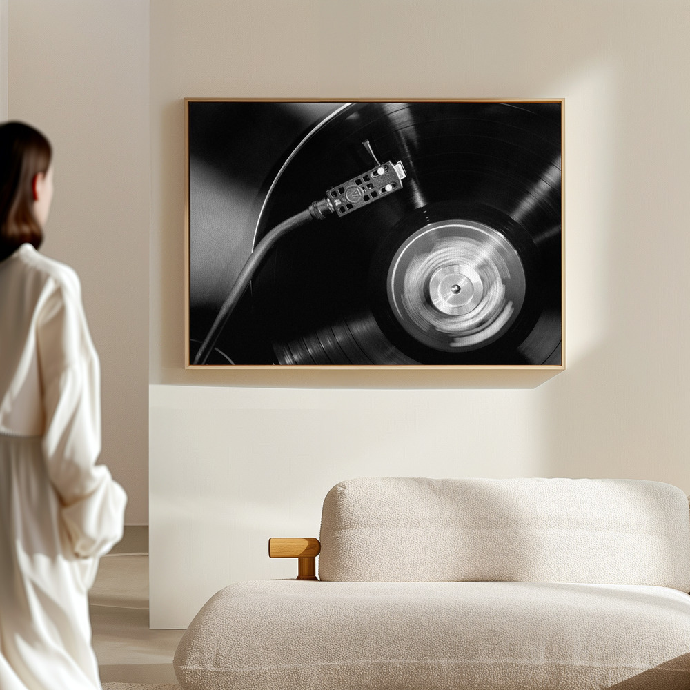 Canvas schilderi - Vinyl_002 in de hal