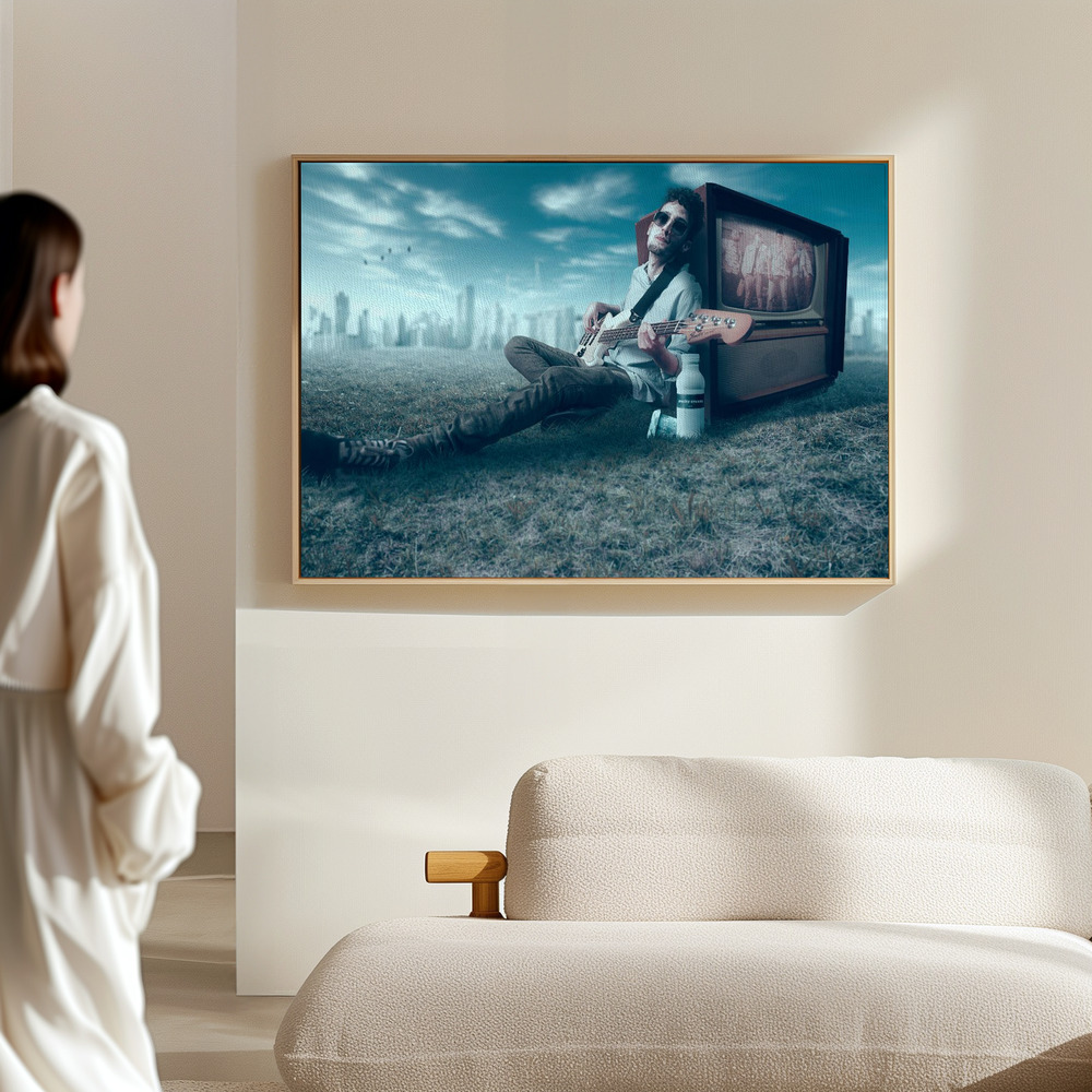 Canvas print - Good Old Days in the hall