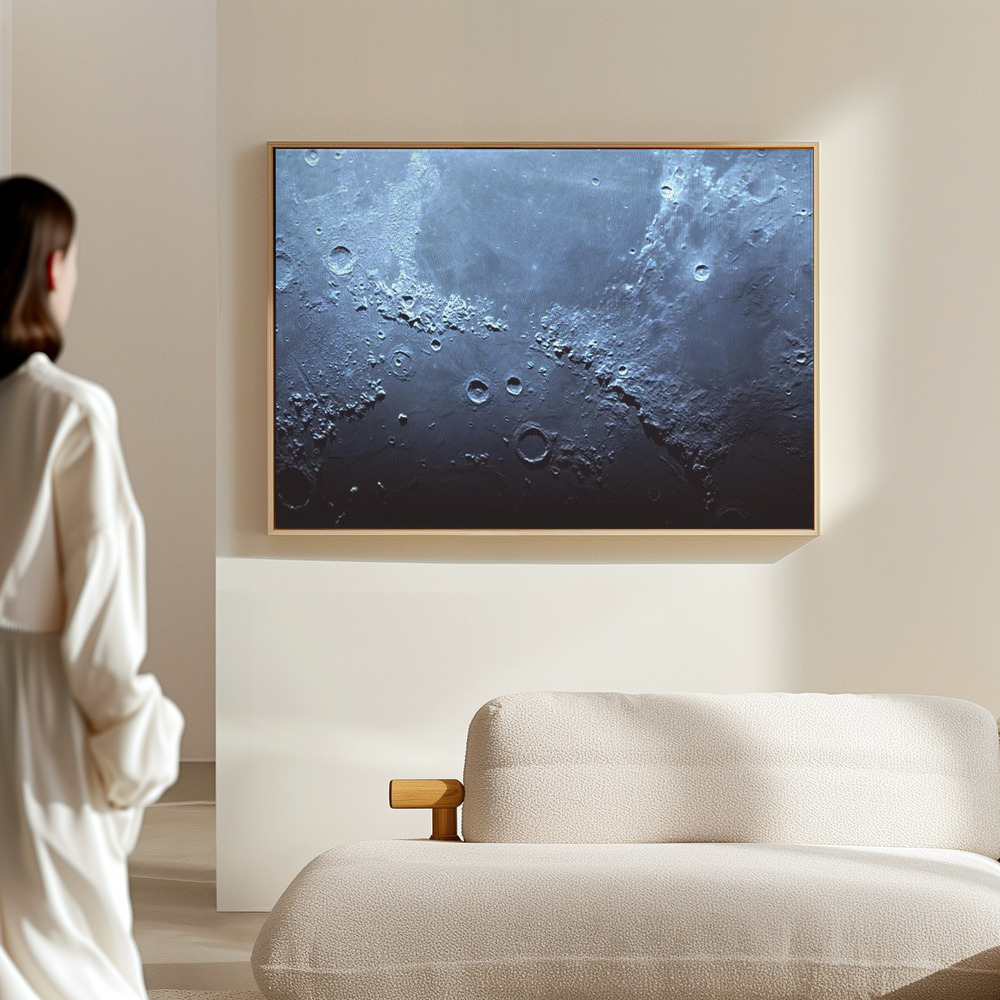 Canvas print - Mountains & Oceans of The Moon in the hall