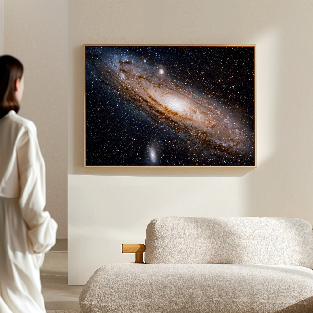 Canvas print - Andromeda Galaxy in the hall