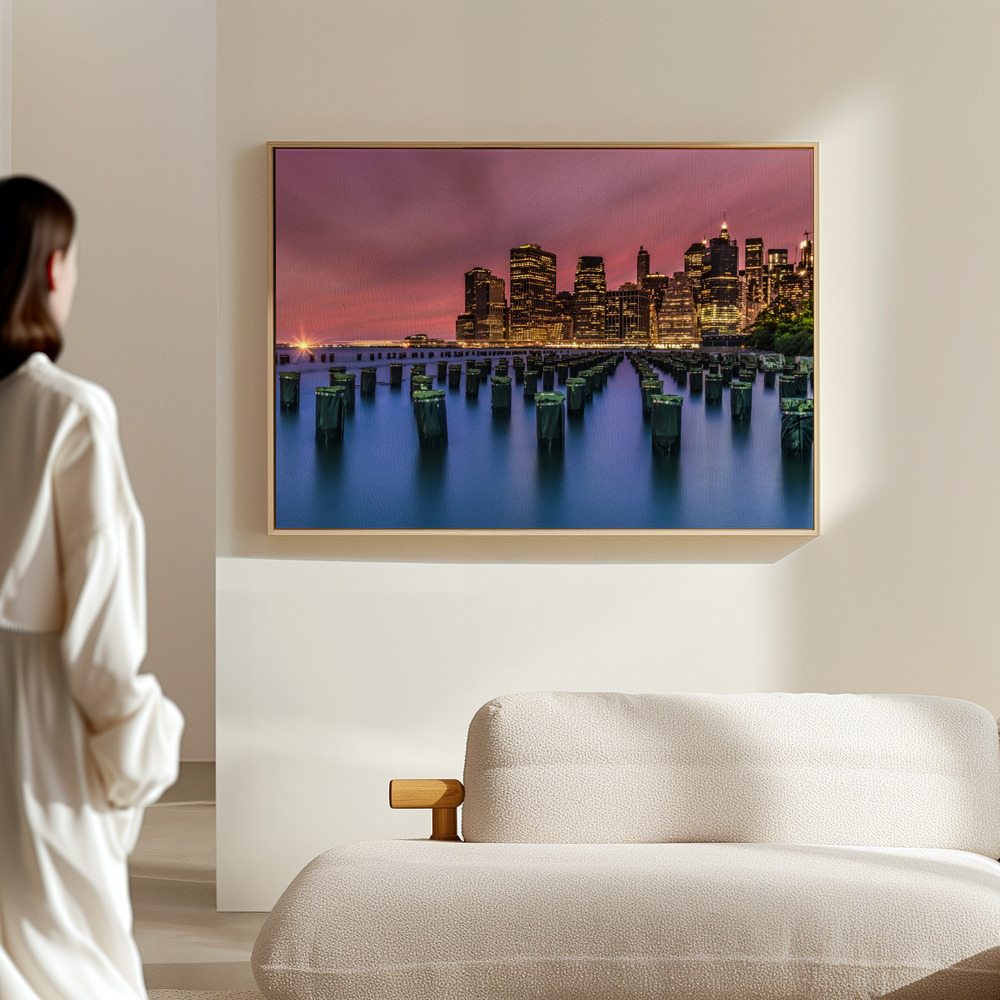 Canvas print - One can’t paint New York as it is! in the hall
