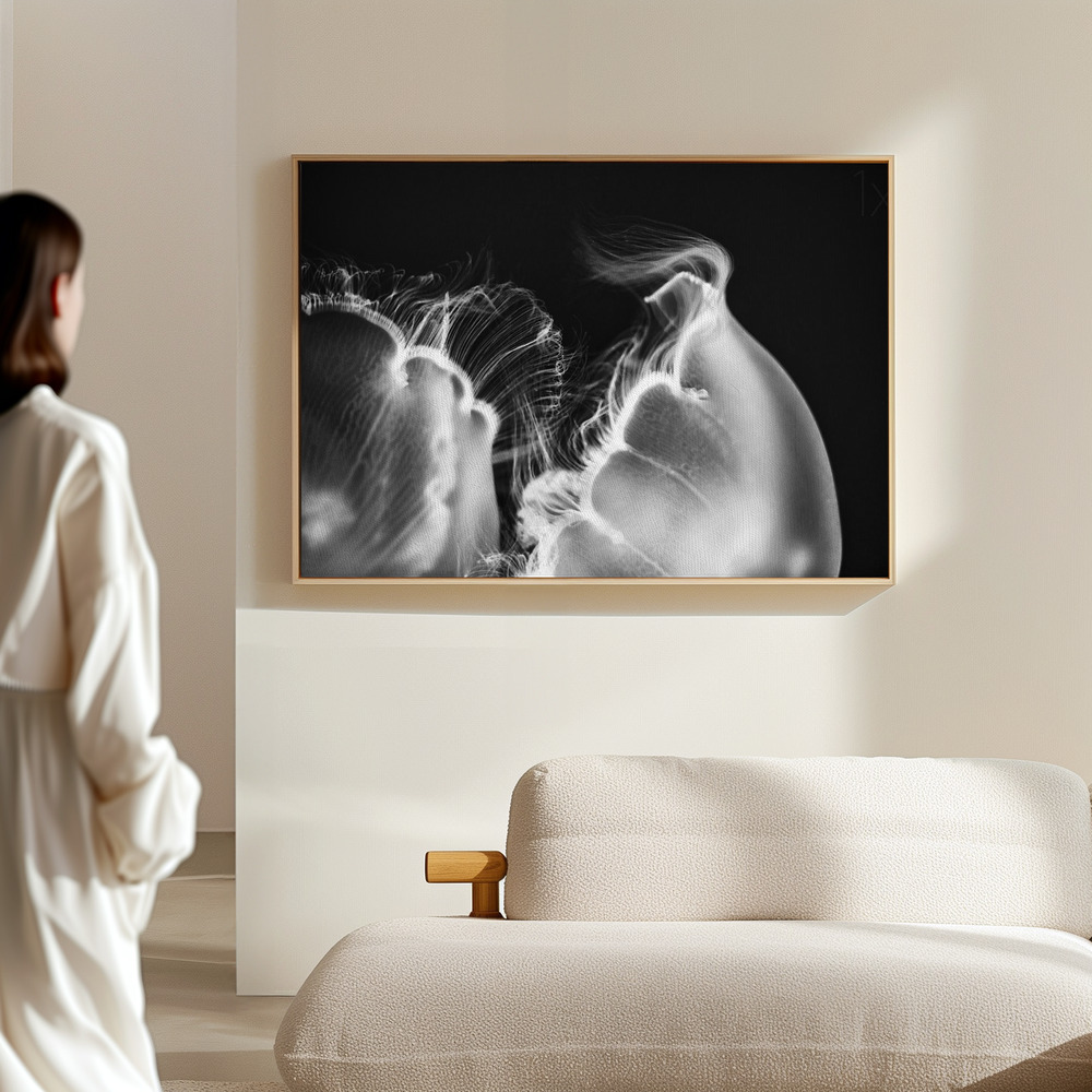 Canvas print - Whispers of Light in the hall