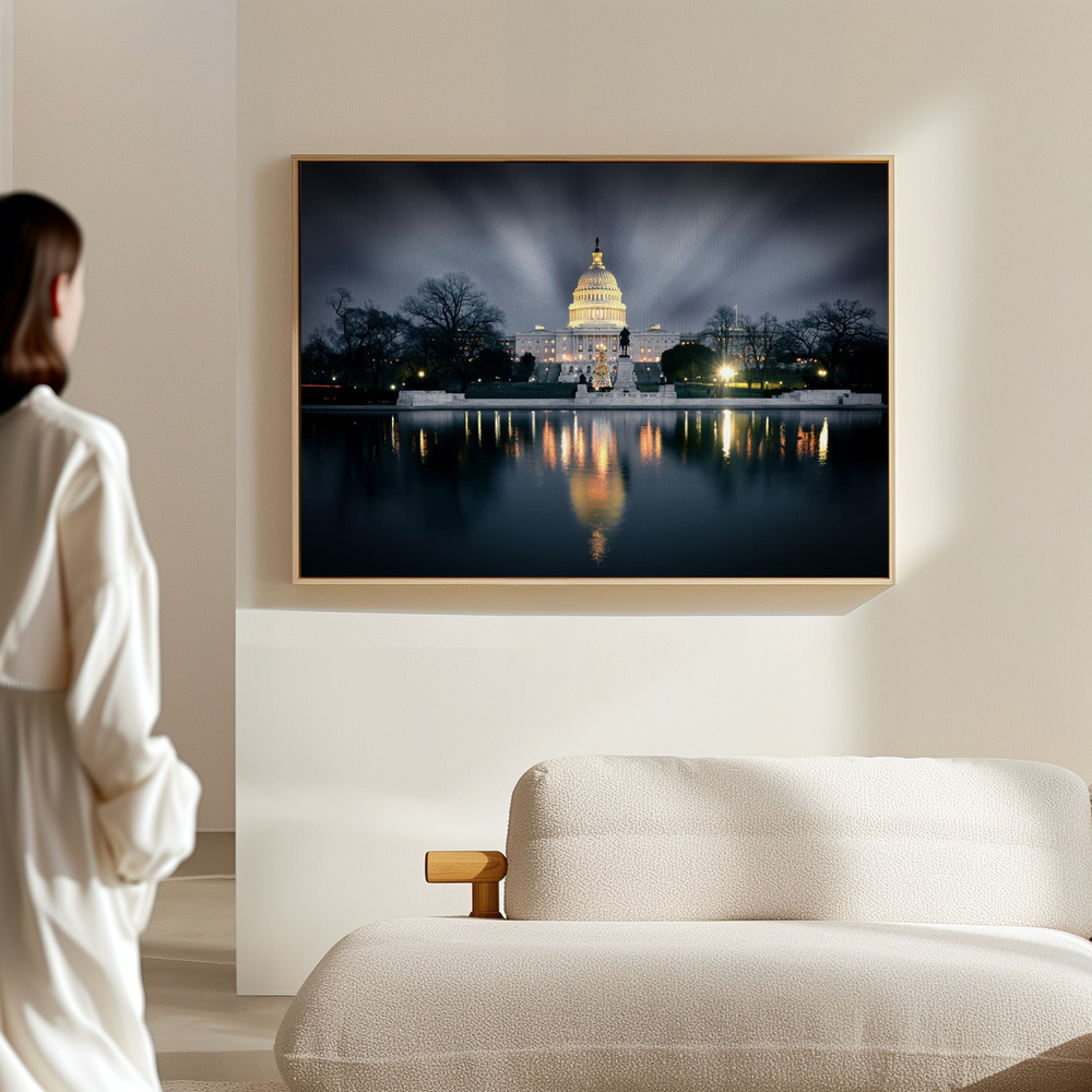 Canvas print - Captitol Hill in the hall