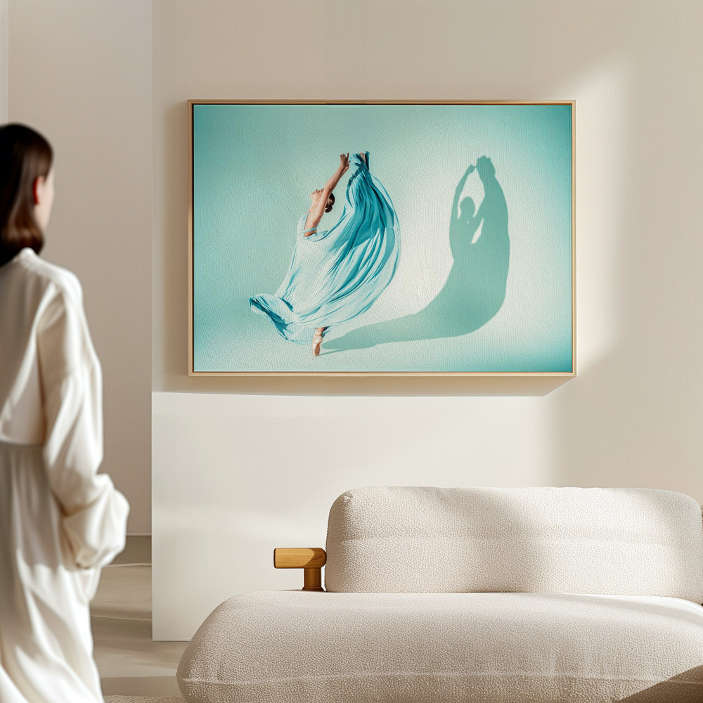 Lærred - Magda i hallen