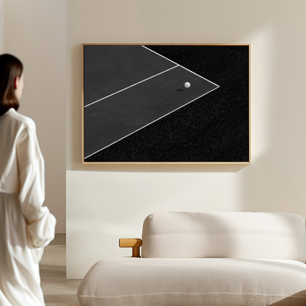 Toile - The minimal shot dans le hall