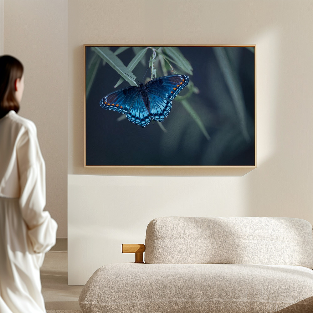 Canvas print - Butterfly in the hall