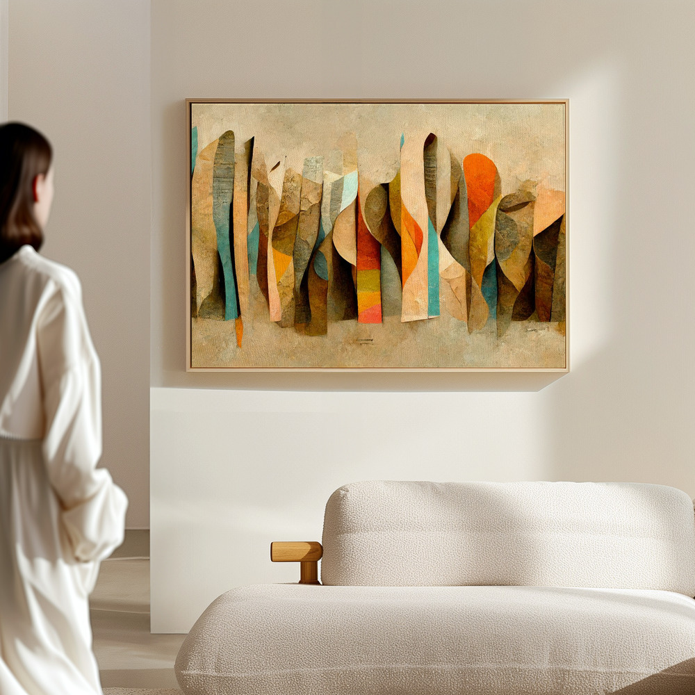 Canvas print - Scrolls in the hall