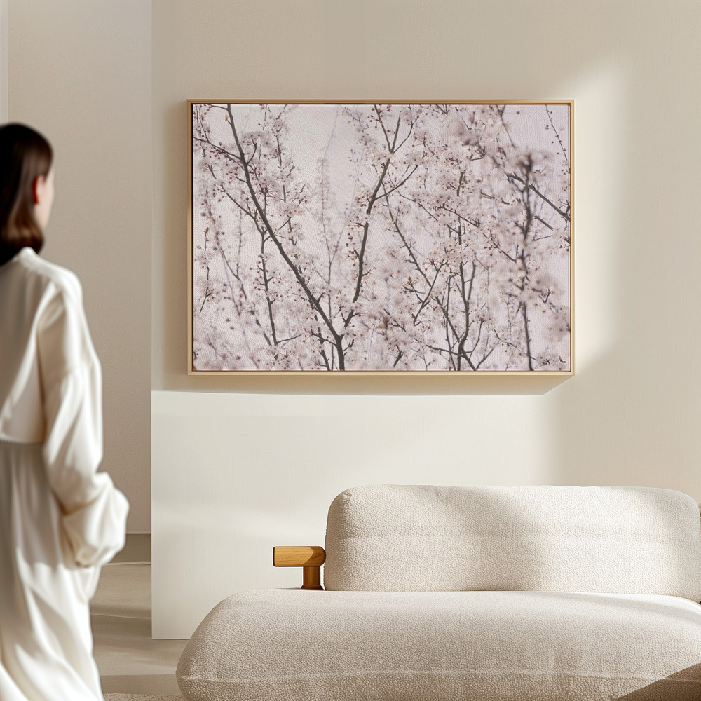 Canvas print - Spring blossoms in the hall