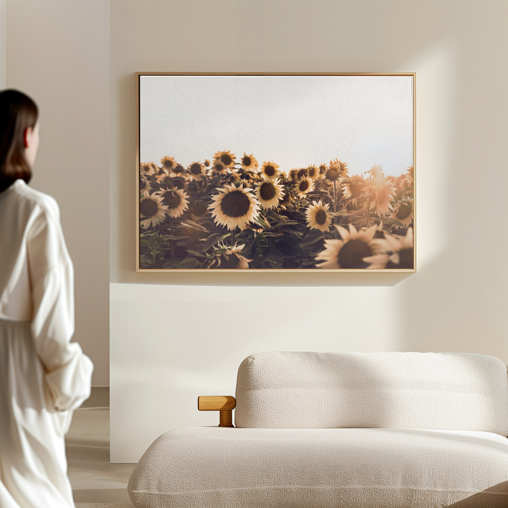 Canvas print - Sunflowers in the hall