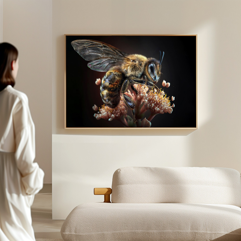 Canvas print - FlowerBee in the hall