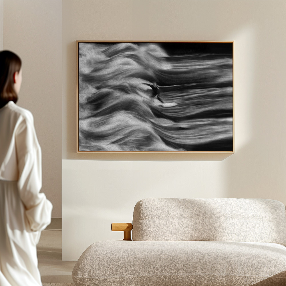 Canvas print - Night Surf in the hall
