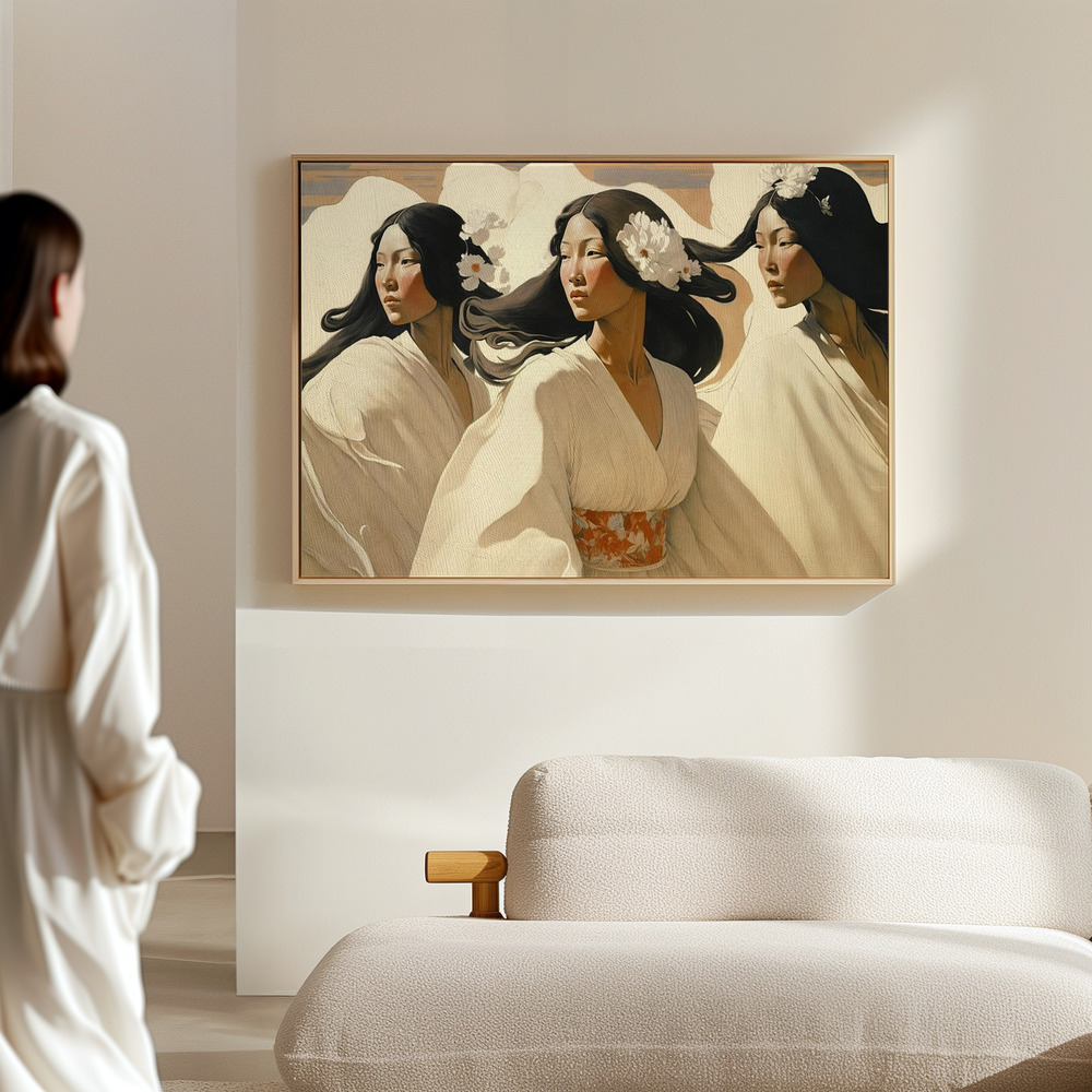 Canvas print - The Dance Of The Sisters in the hall
