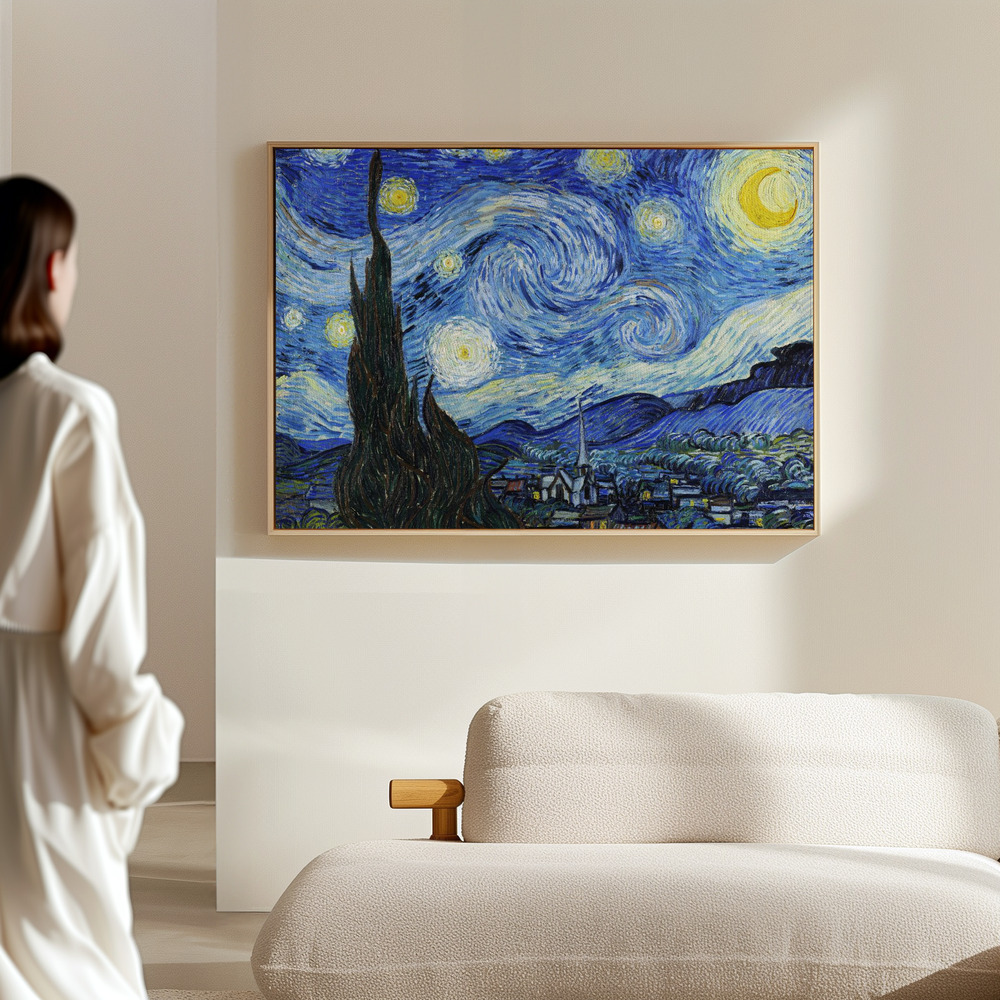 Canvas print - The Starry Night in the hall