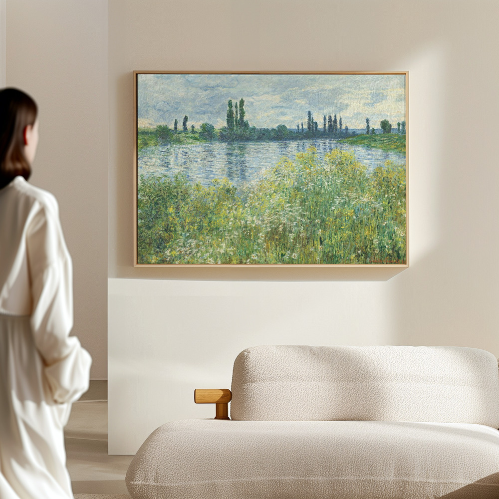 Canvas print - Banks Of The Seine in the hall