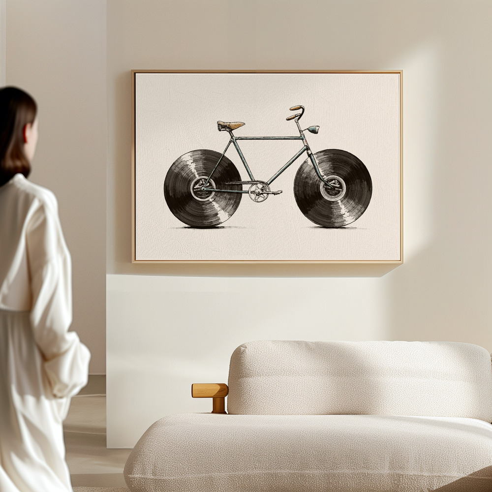 Canvas print - Velophone in the hall