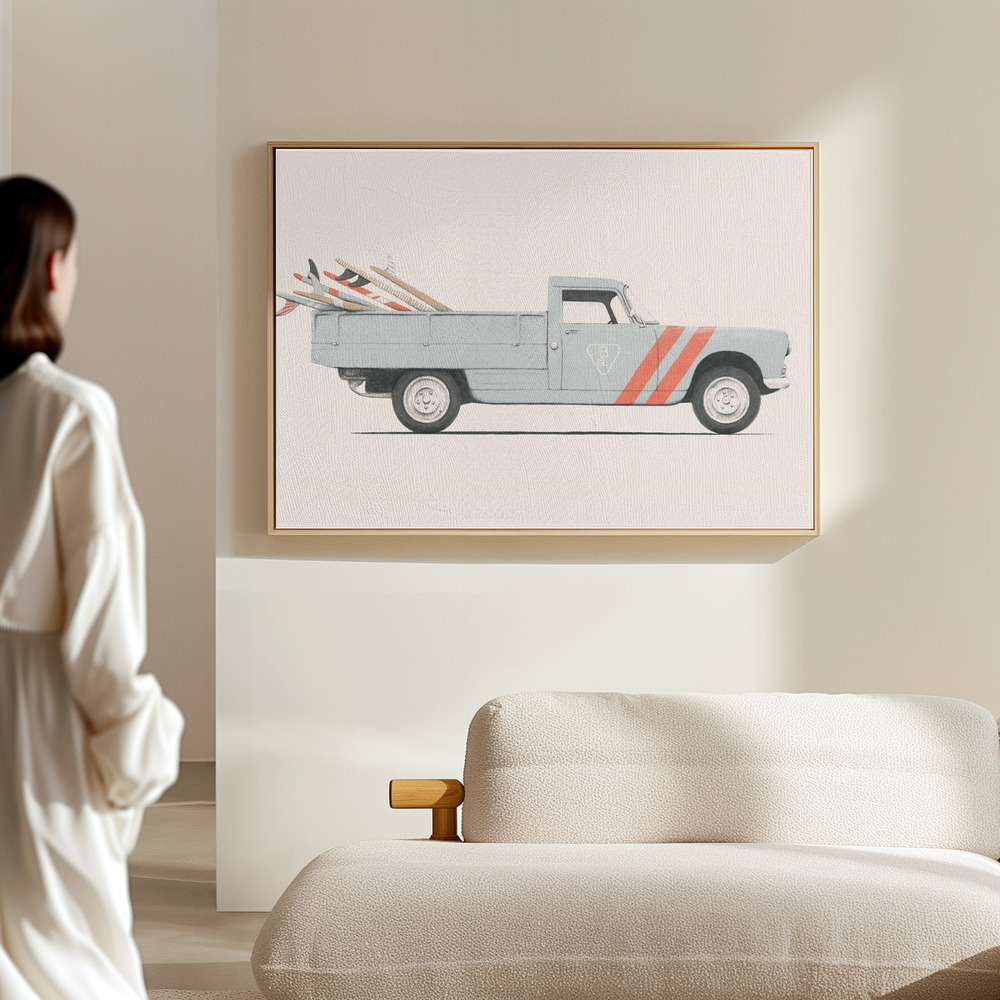 Canvas print - Pickup in the hall