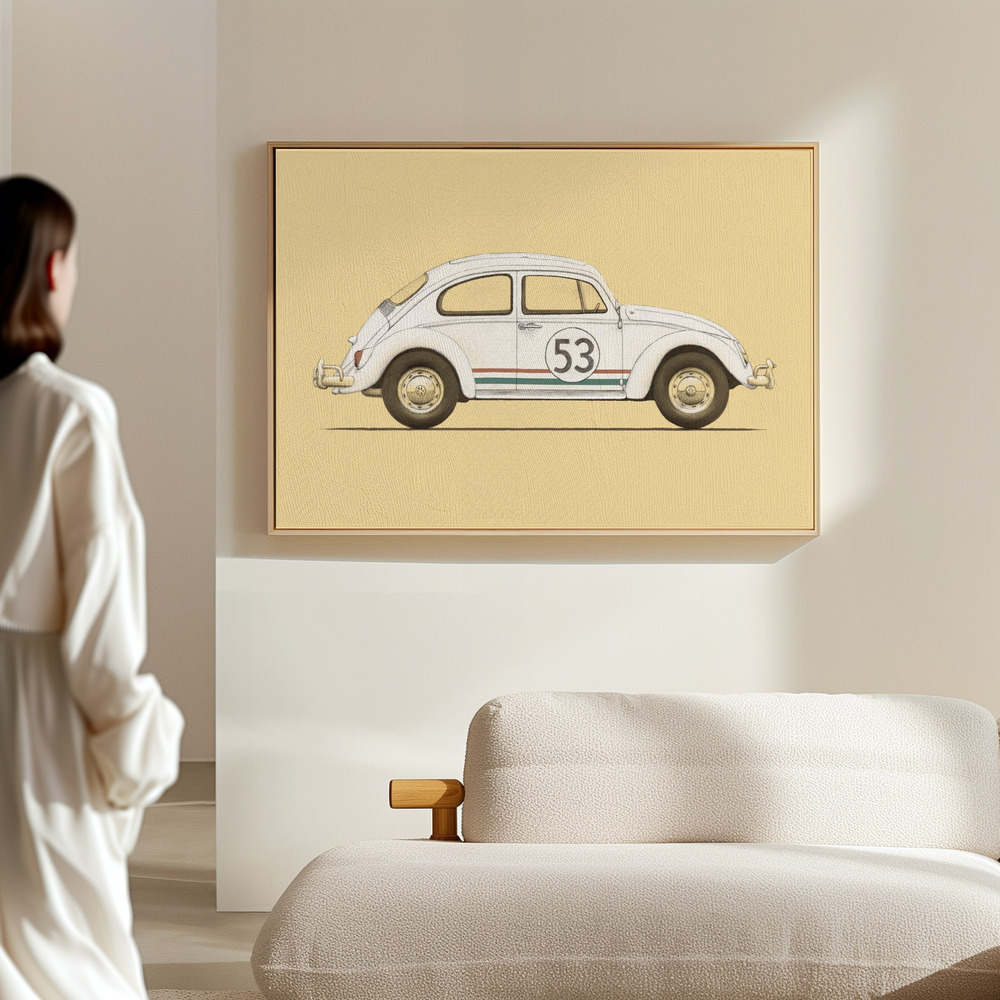 Canvas print - Beetle in the hall