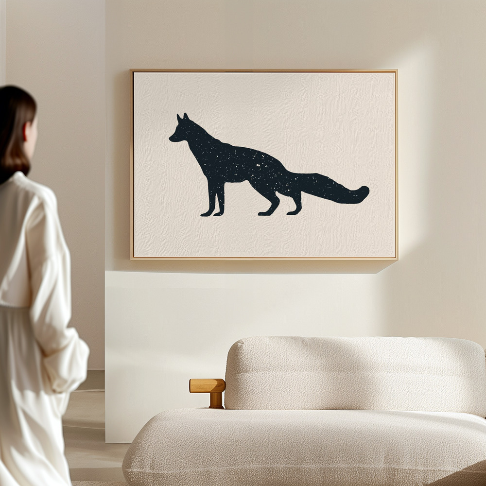 Toile - Fuchs dans le hall