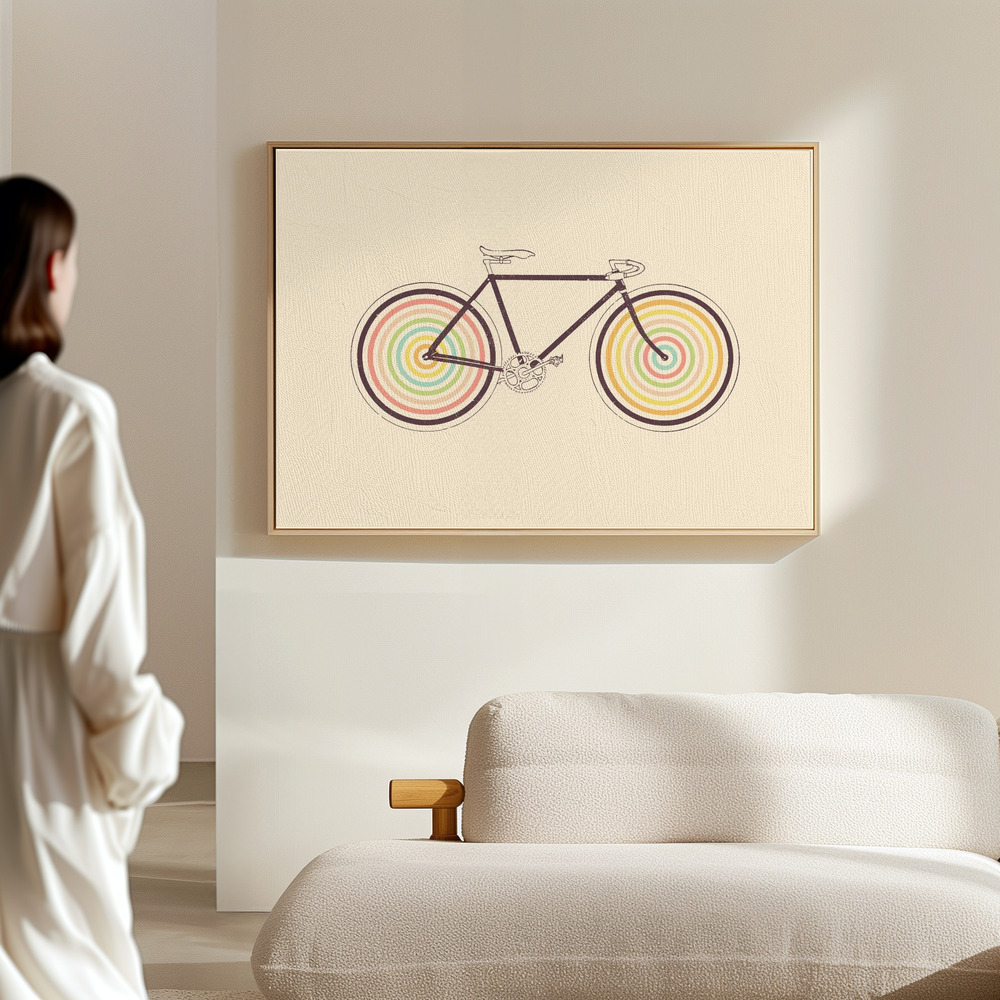 Canvas print - Velocolor in the hall