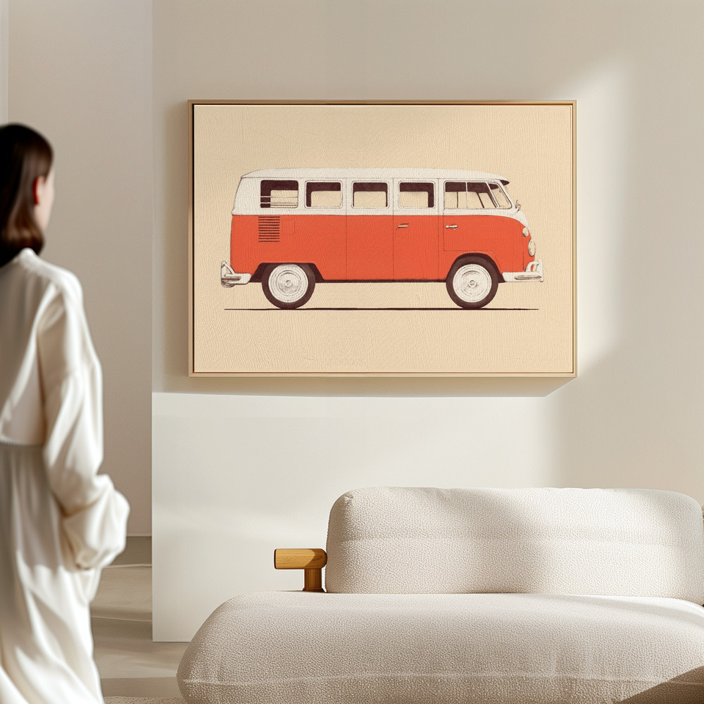 Toile - Redvan dans le hall