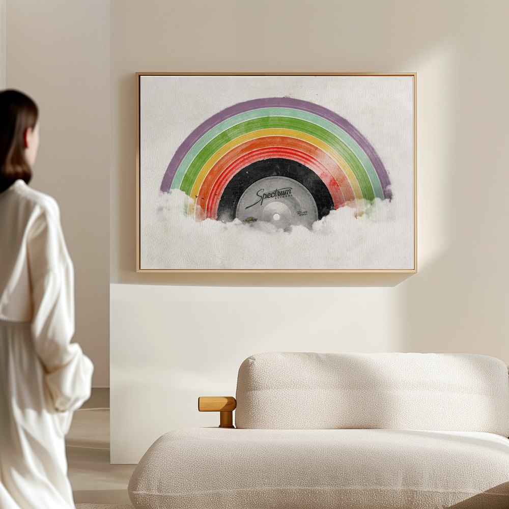 Canvas print - Rainbow Classics in the hall