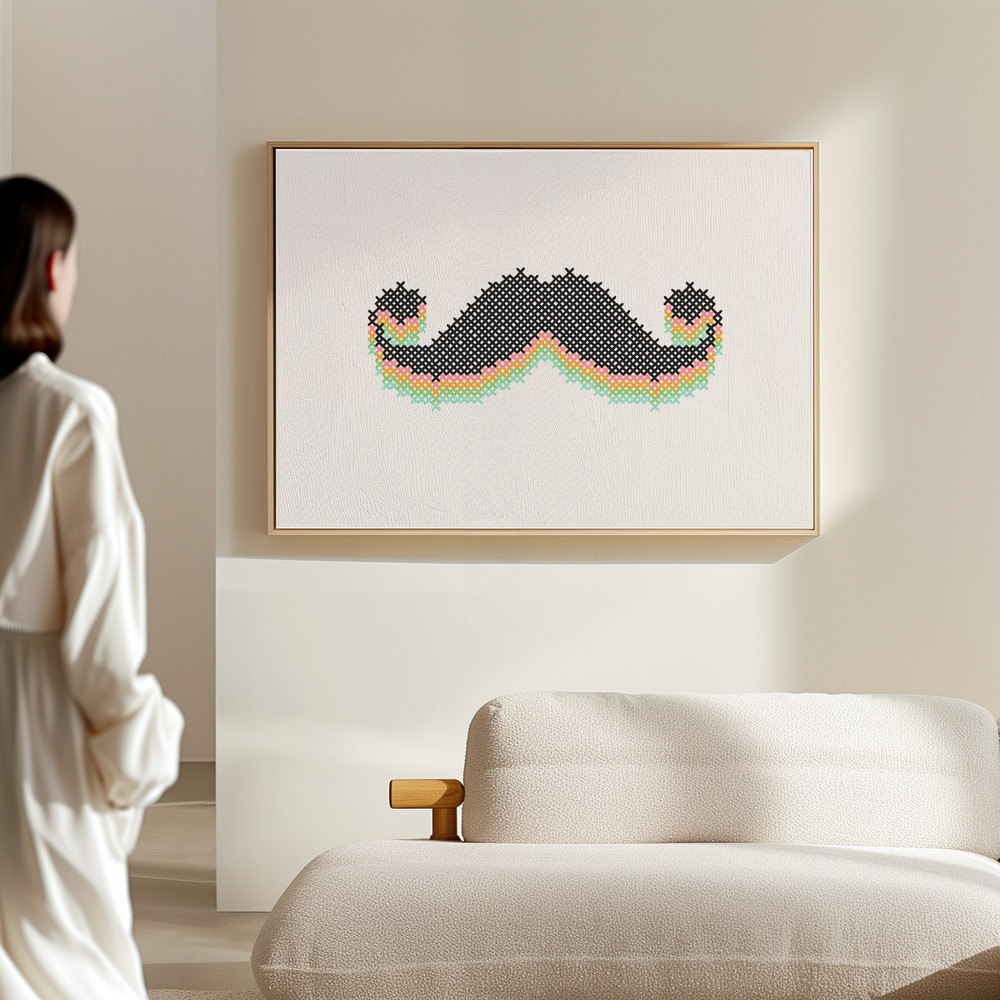 Toile - Mustitch Print dans le hall
