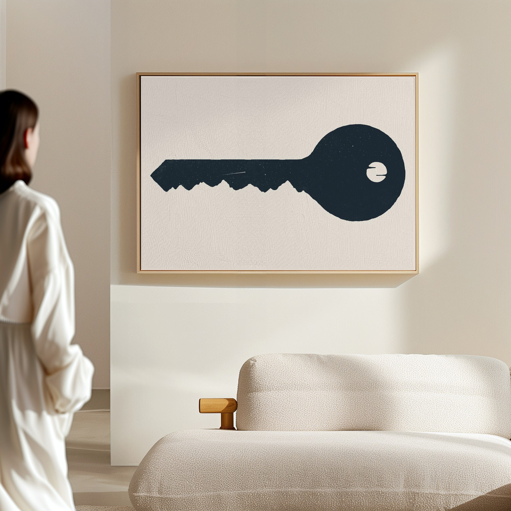 Canvas print - Key To The Mountain in the hall