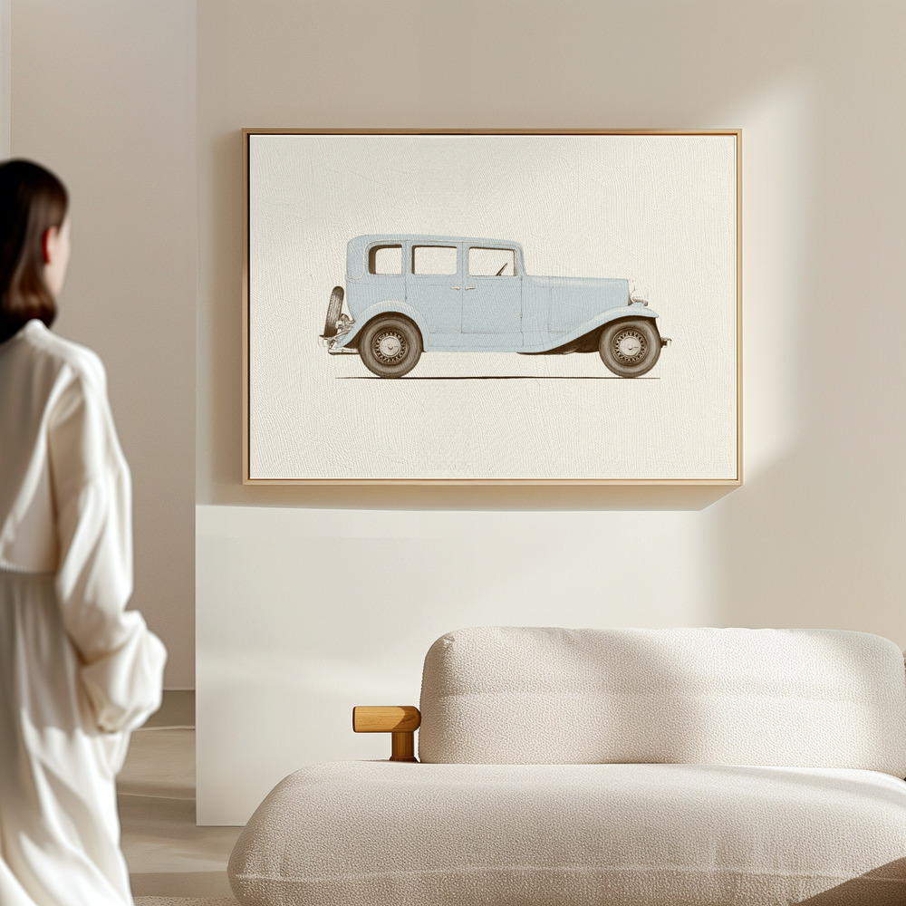 Toile - Car 30 dans le hall