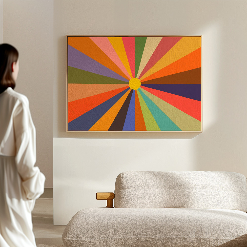 Toile - Sun Print dans le hall