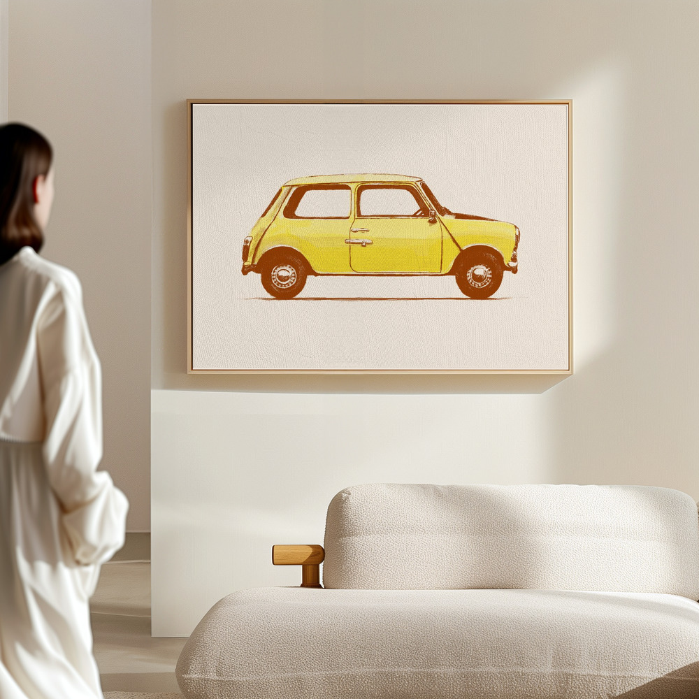 Canvas print - Mini Mr Beans in the hall
