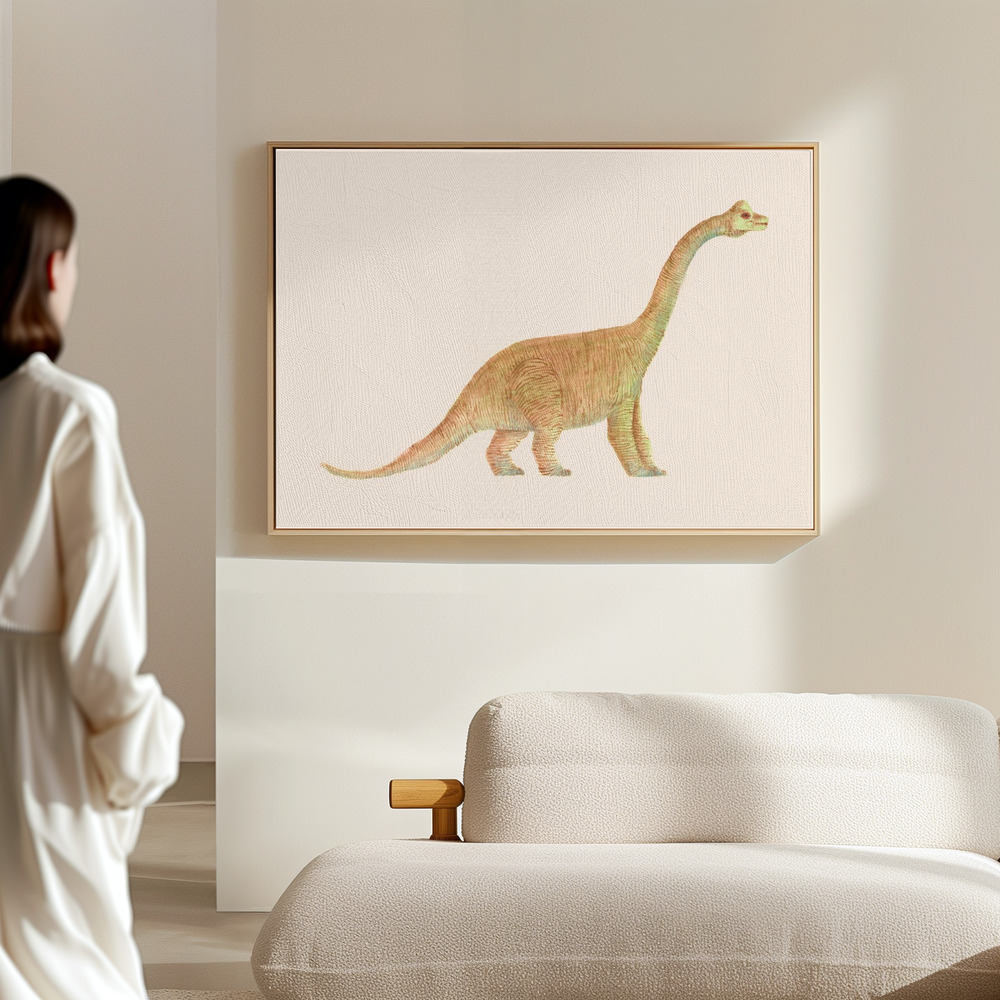Canvas print - Diplodocus in the hall