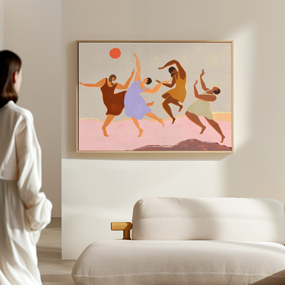 Canvas print - Together in the hall