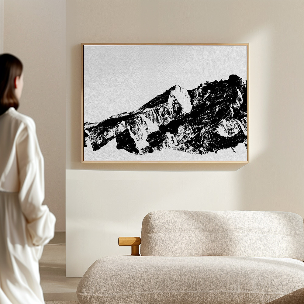 Toile - Mountains I dans le hall