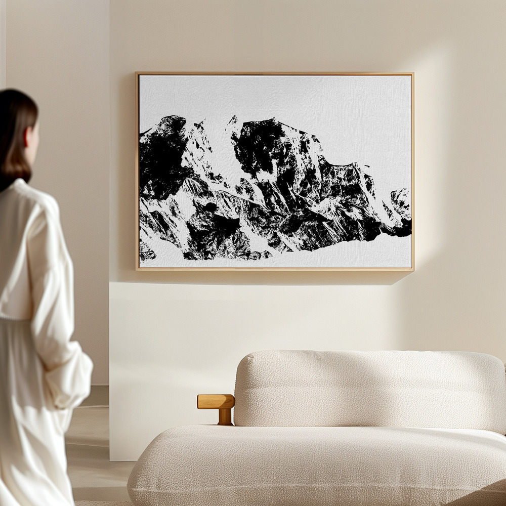 Canvas print - Mountains II in the hall