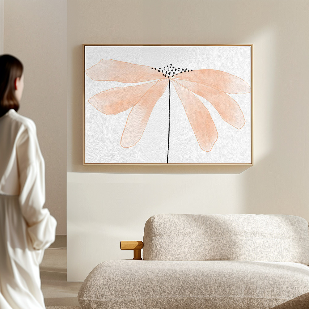 Canvas taulu - Peach Flower salissa