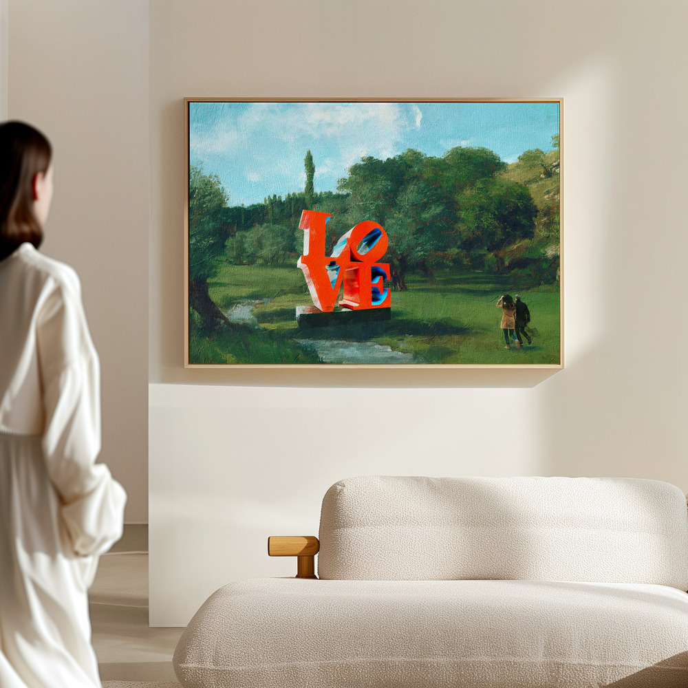 Canvas taulu - The Love Found salissa