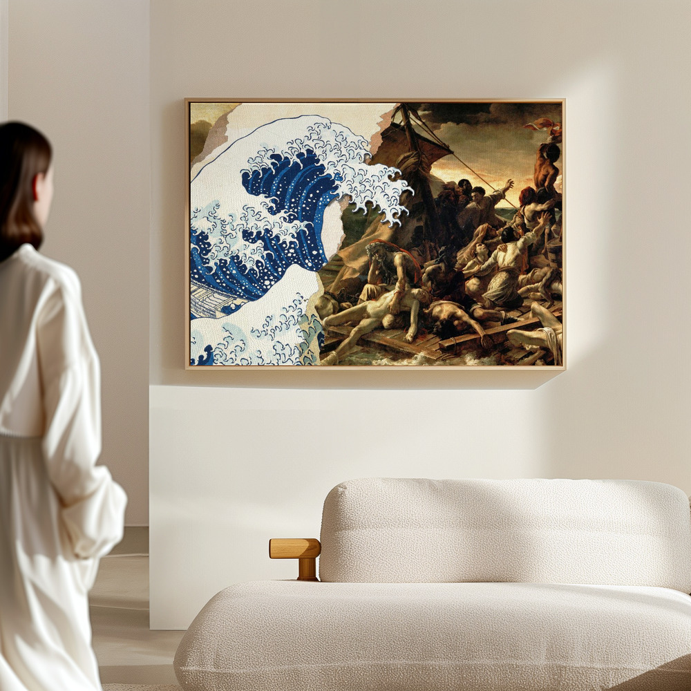 Stampe su tela - Tragedy In the Storm nella sala