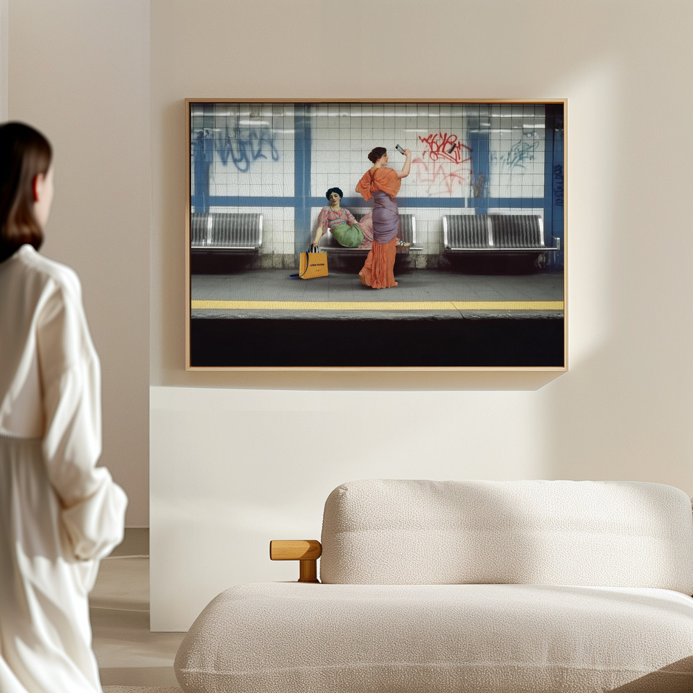 Canvas taulu - The Art of Waiting salissa