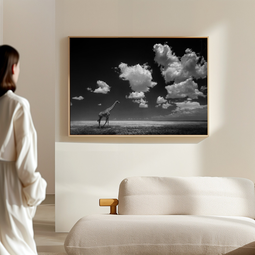 Canvas print - Gone with the Clouds in the hall