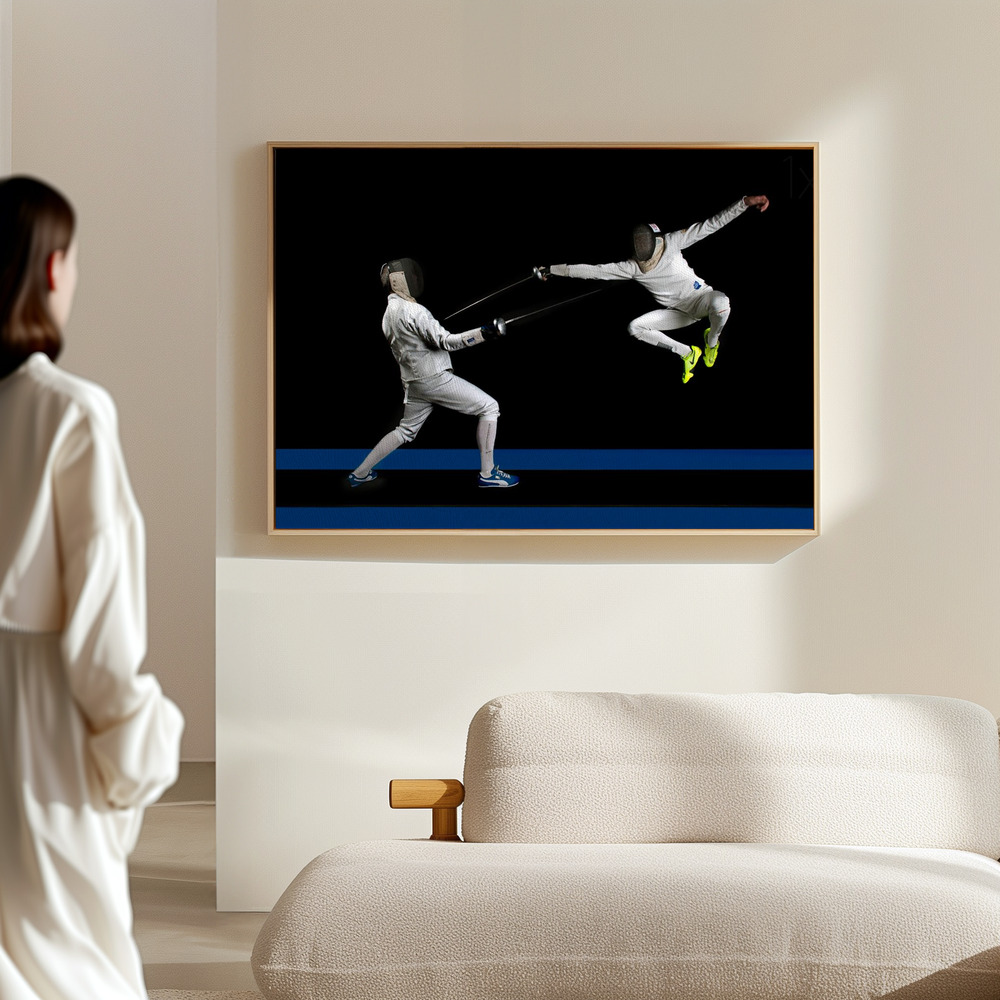 Canvas print - En Garde Elegance in the hall