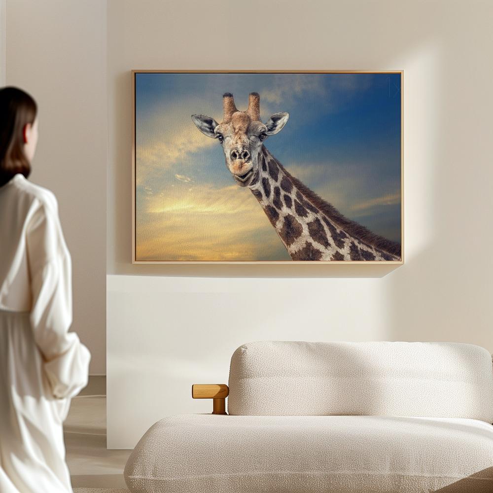 Canvas print - The friendly giant in the hall