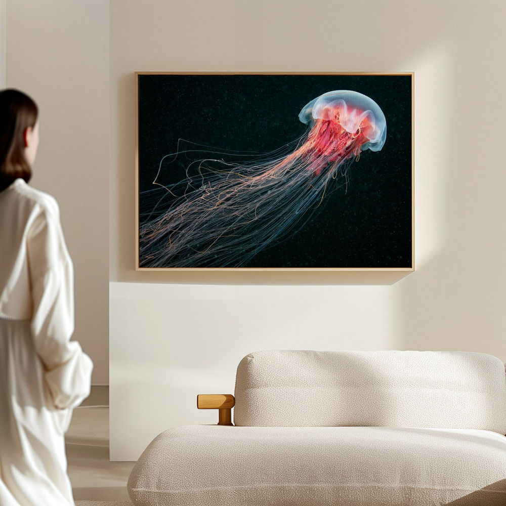 Canvas print - Longtail in the hall