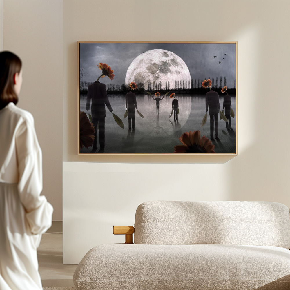 Canvas schilderi - The Mysterious Cult in de hal
