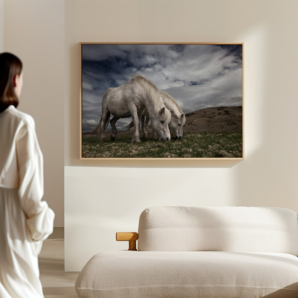 Canvas print - Two years later in the hall